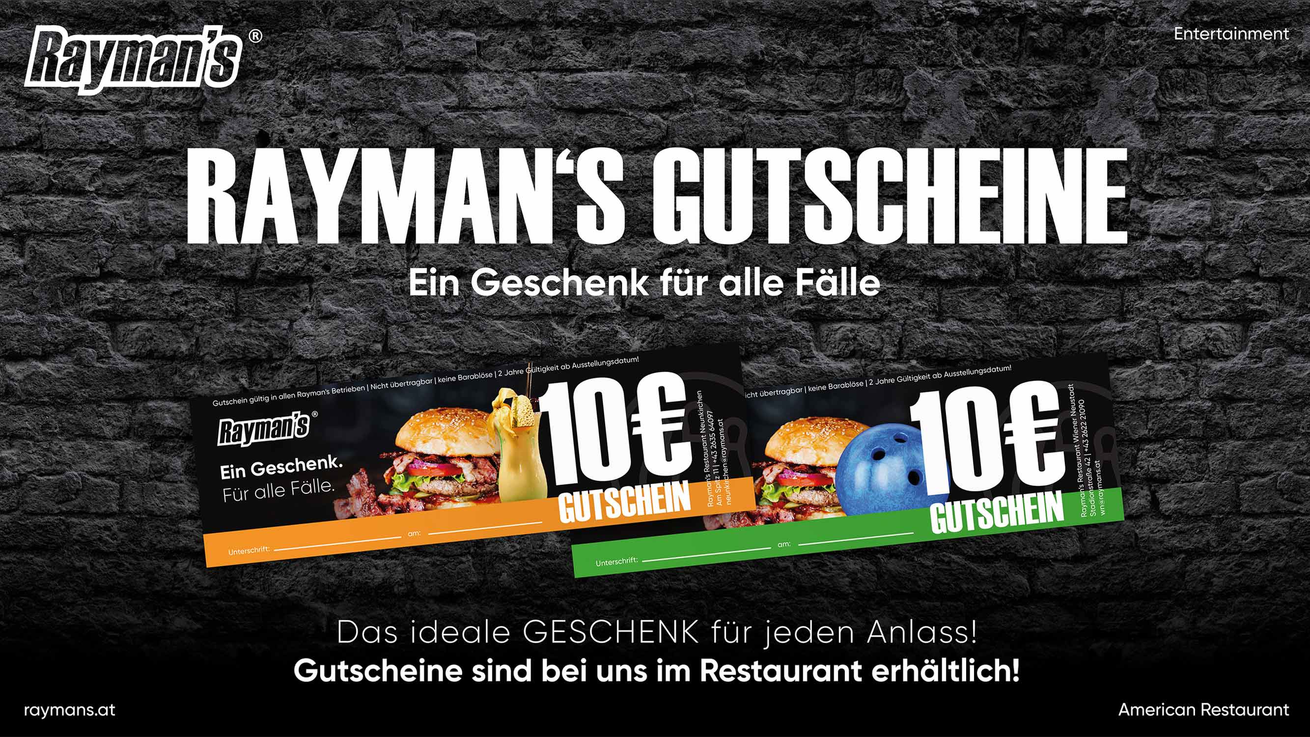 Raymans Gutscheine Raymans Gutscheine